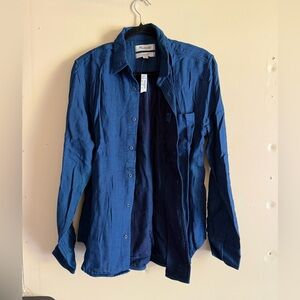 Madewell Blue Lightweight Shirt Jacket